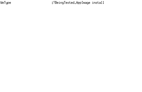 Screenshot of wetype-ime
