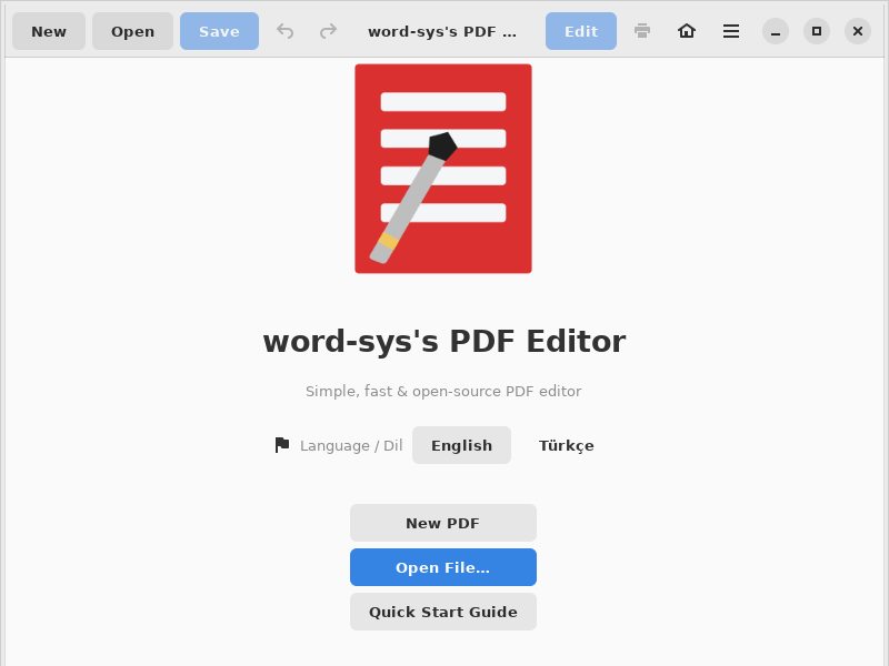 Screenshot of word-sys-pdf-editor